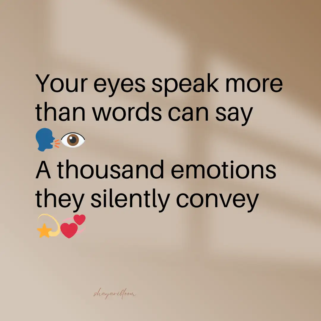 2 Line Shayari on Eyes in English for GF, Wife and Friend 1 2 Line Shayari on Eyes in English