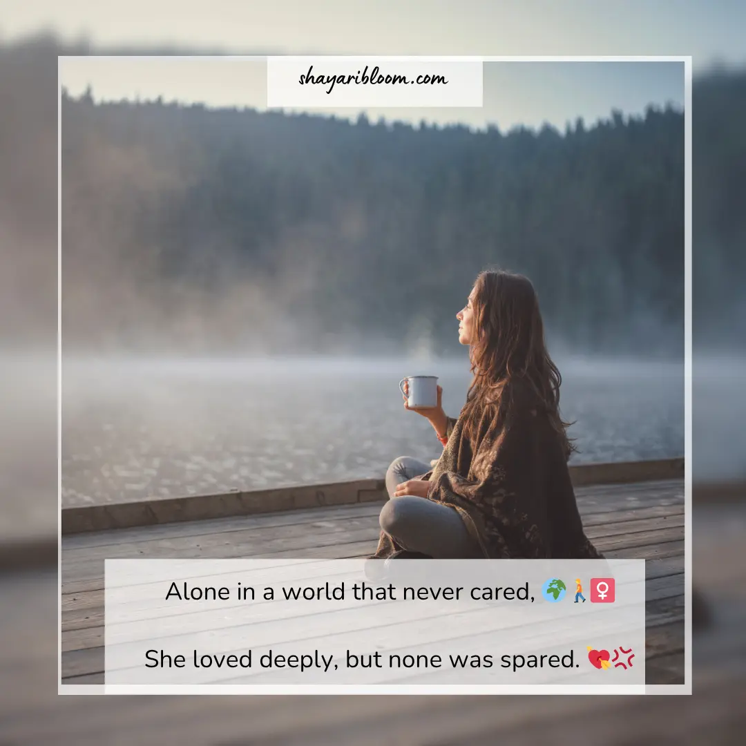Alone Sad Shayari in English For Emotional Heartfelt People 13 2 line sad shayari