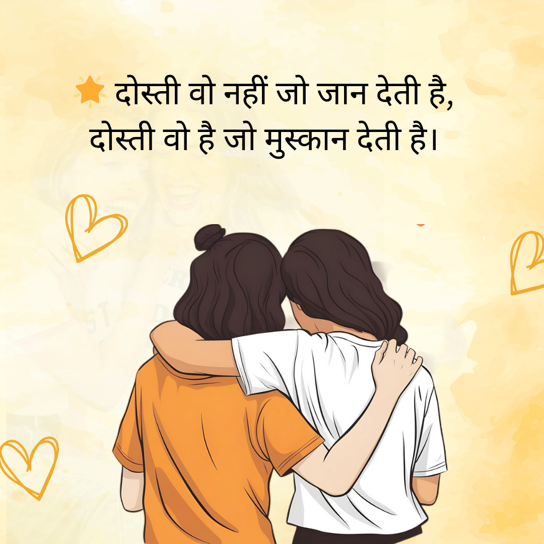 दोस्ती शायरी | Friendship Shayari in Hindi 2 Lines 3 Friendship Shayari in Hindi