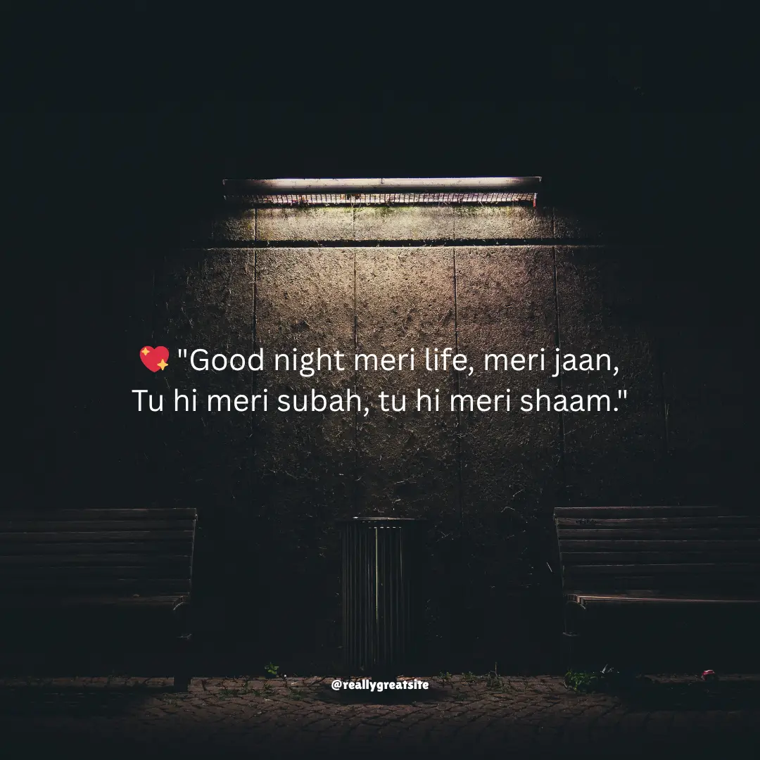 Romantic Good Night Shayari and Quotes in English For Sweet Dreams 9 Good Night Shayari in English