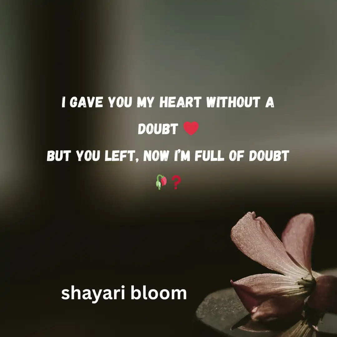 Broken Heart Shayari & Quotes in English to Help You Heal Post-Breakup 1 Broken heart shayari in english
