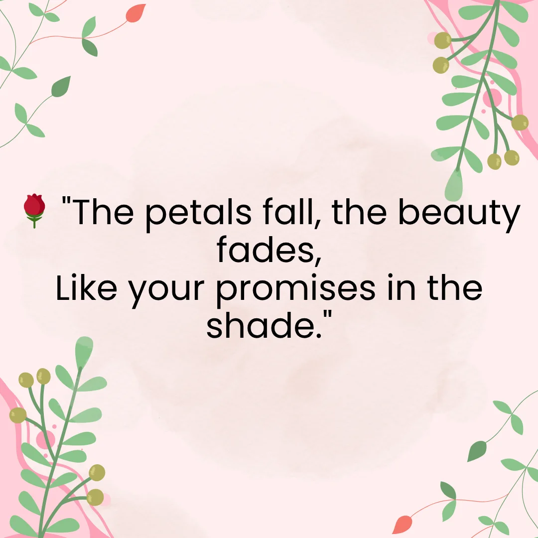 Shayari on Rose in English That Inspire You For Secrate Love 8 Shayari on Rose in English