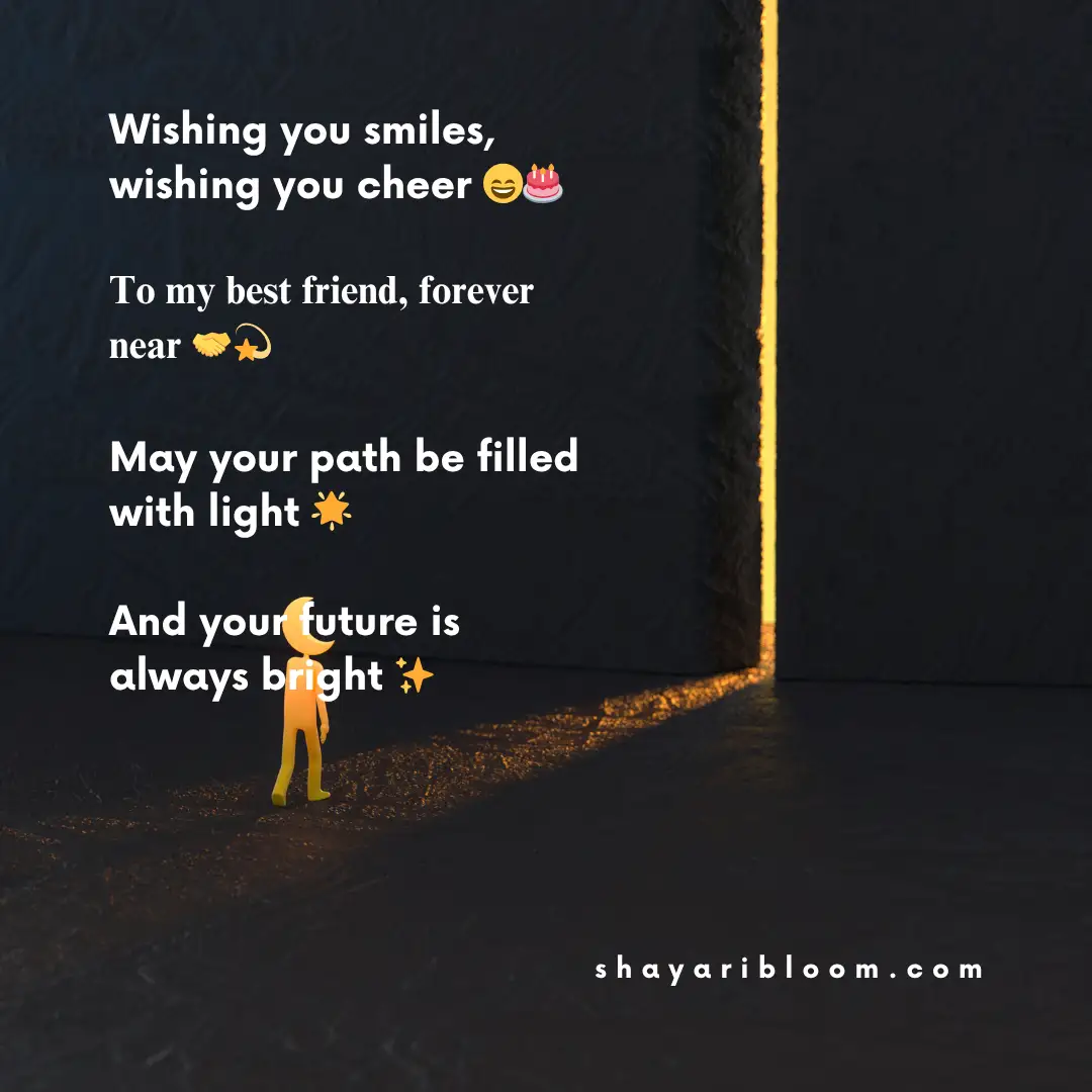 Best Friend Shayari in English For Love, Joy, Sadness and Birthday 13 friend shayari in english birthday