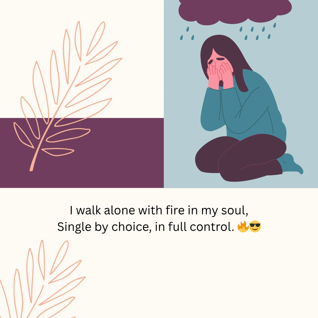 Being Single Life Shayari and Quotes in English For Self Power 1 Single Life Shayari in English