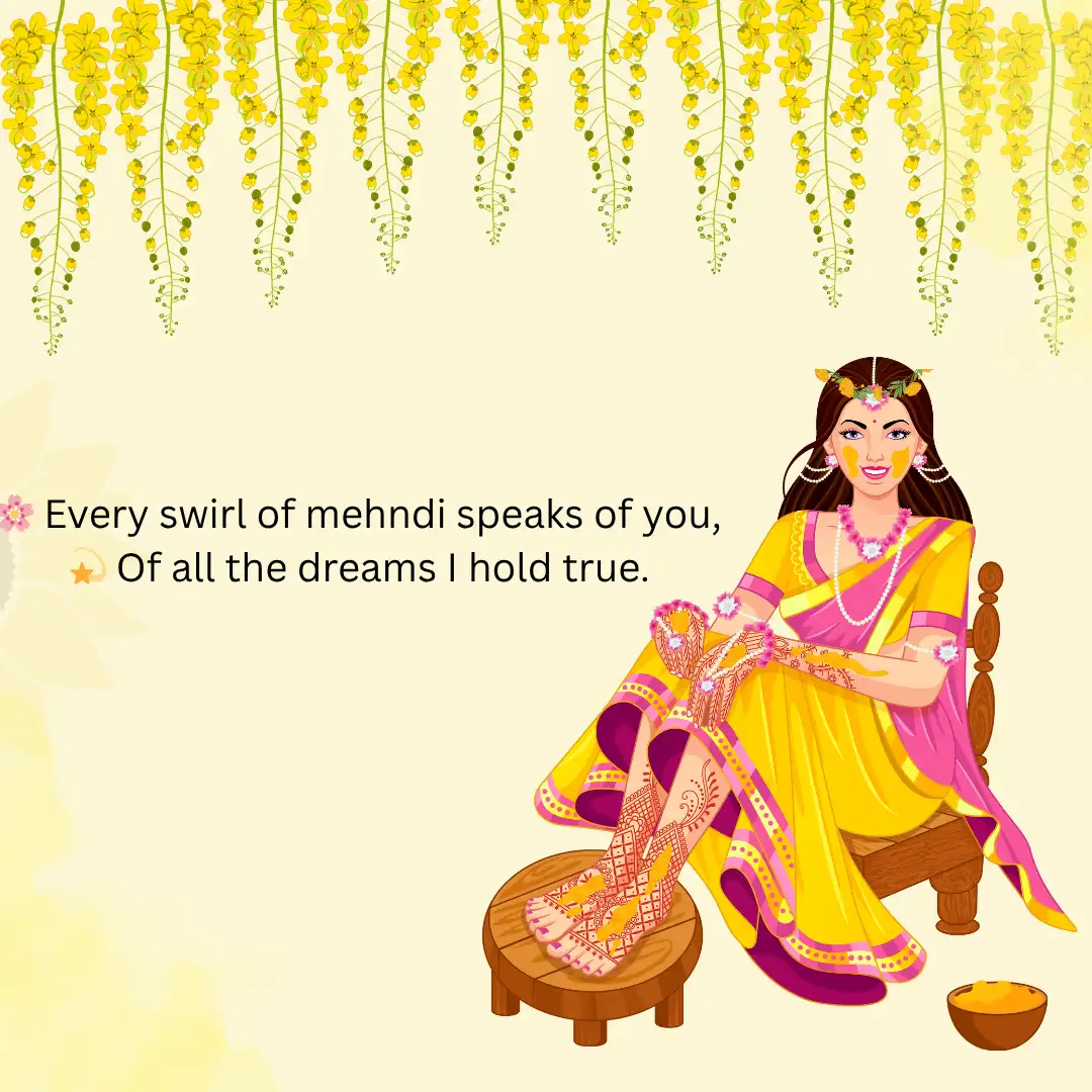 2 Lines Mehndi Shayari & Quotes in English Make the Movement Memorable 10 Mehndi Shayari 2 Lines in English