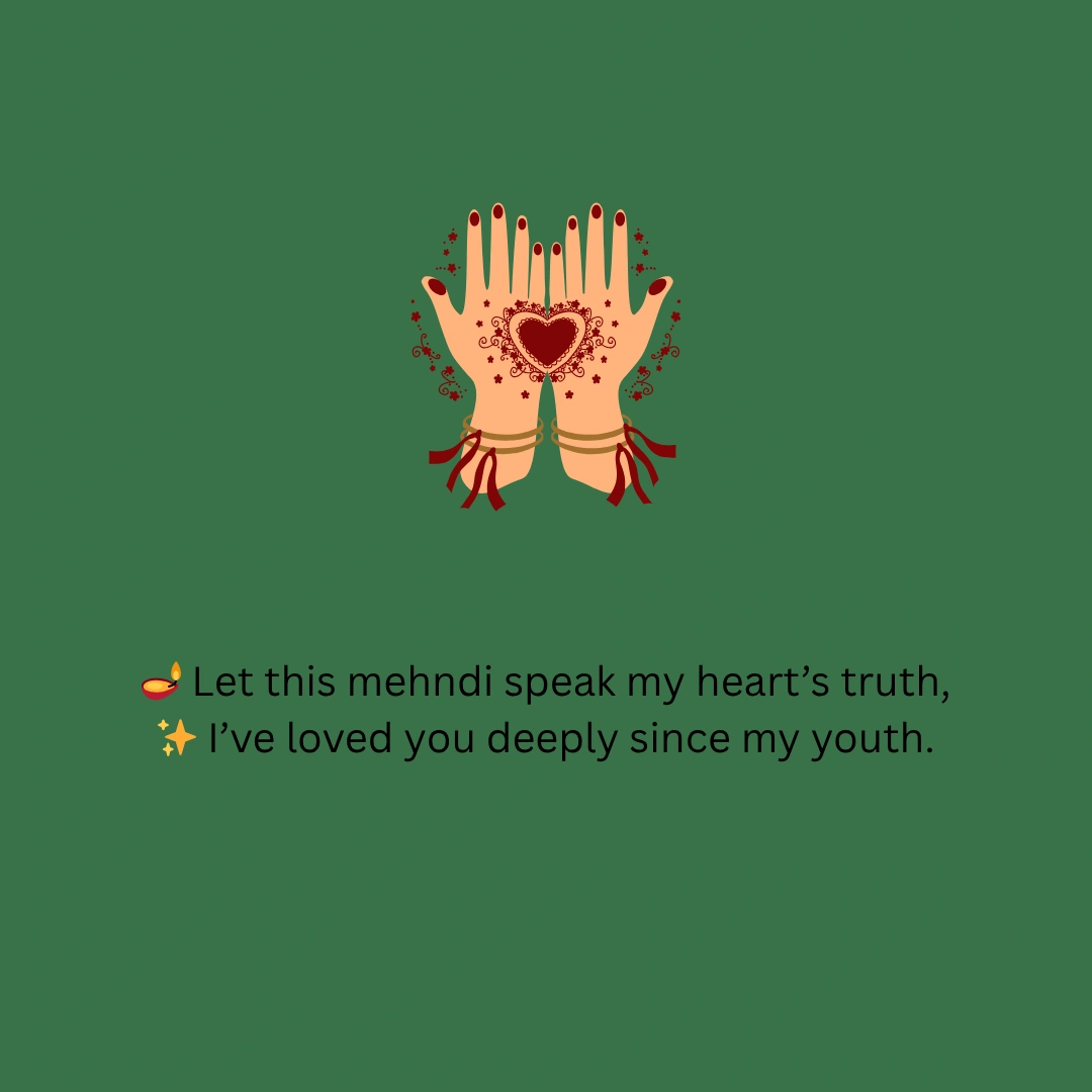 2 Lines Mehndi Shayari & Quotes in English Make the Movement Memorable 12 Mehndi Shayari 2 Lines in English